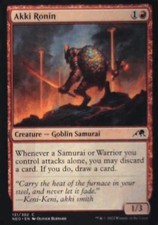 Akki Ronin - Kamigawa: Neon Dynasty: #131, Magic: The Gathering Nm C282