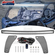 For 2017-2025 Can Am Maverick X3 Max Roof 50'' LED Light Bar Bracket Wire Kit