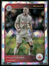 Oscar Gloukh 2025 Topps Merlin Atomic Refractor #58