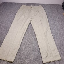 Ralph Lauren Purple Label Jaena Pleated Flannel Pants Womens 10 1,190