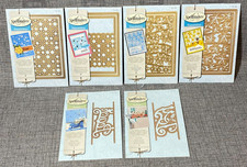 NEW SPELLBINDERS Shapeabilities Dies S4 Holiday Leaves Flurries Lot Of 6 NIP