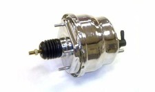7 Dual Chrome Street Rod Power Brake Booster Universal Ford Chevy New 7 Dual Chrome Street Rod Power Brake Booster Universal Ford Chevy New