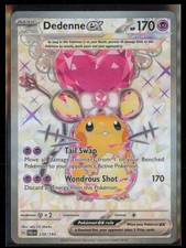 Dedenne ex 239/193 Holo PAL Paldea Evolved Pokemon Near Mint