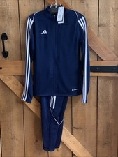 NWT Women's Tiro23 League Training Navy Blue Track Suit Size Small