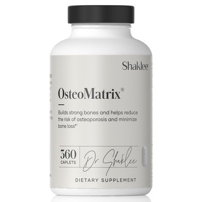 Shaklee OsteoMatrix Bone Support Calcium Magnesium Vitamins D K 360 Caplets