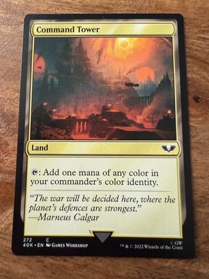 Command Tower / Befehlsturm - Warhammer  40.000 - NM - EN - MTG  Magic Gathering