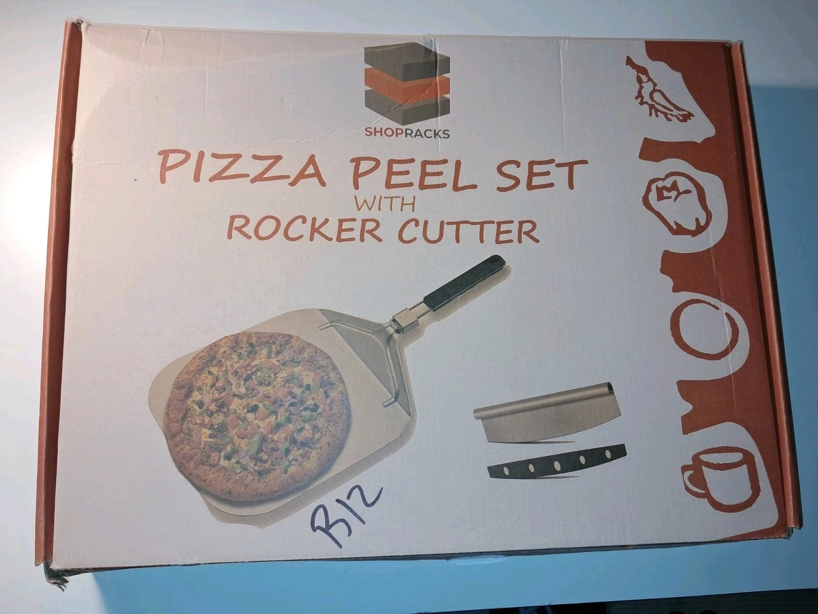 Pizza Peel & Cutter Set - Stainless Steel Folding Handle 12” x 16” (2PCS)
Opens in a new window or t