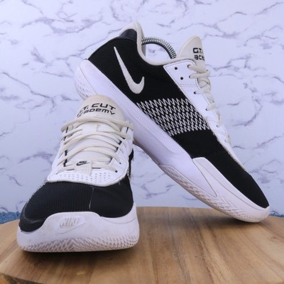 Nike Air Zoom GT Cut Academy White Black Athletic Basketball Sneaker Mens Sz 9.5