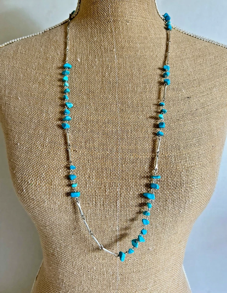 绿松石风格女式项链“Guess”16英寸长项链 — 第 4/4 张图片