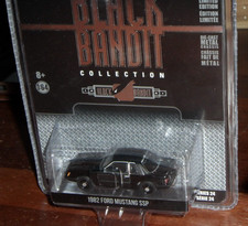 1982 Ford Mustang Coupe SSP Black Bandit Hot Pursuit 1/64 Car