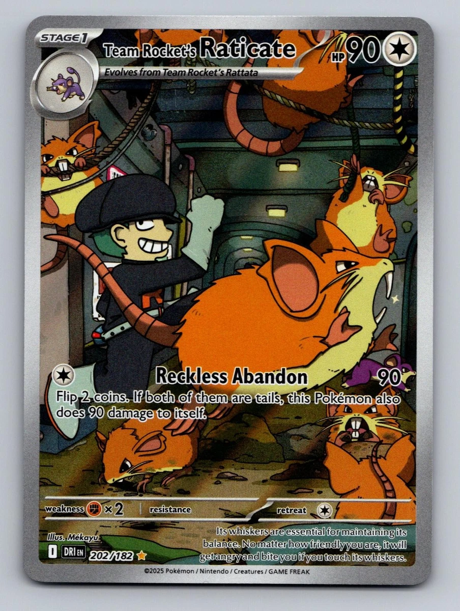 Team Rocket's Raticate Pokémon TCG Cards for sale | eBay