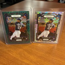 2024 Ken Griffey Jr Panini Prizm Green Scope /75 PLUS a /499! 