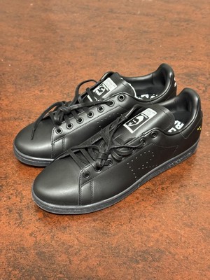 Adidas Raf Simons Stan Smith Black Leather Sneakers US 10 Men