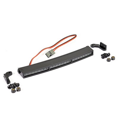 Fastrax RC Maßstab Modellauto geformtes gebogenes Dach 24 LED Lichtleiste mit Halterungen 118 mm