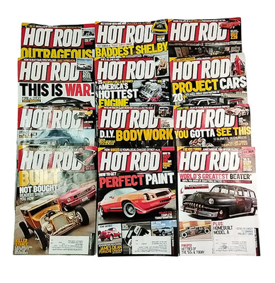 Vintage Hot Rod Magazine - Full Year 2011.....Twelve Issues January to December