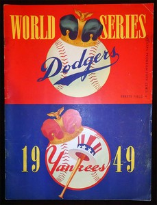 1949 World Series Program Dodgers Version
