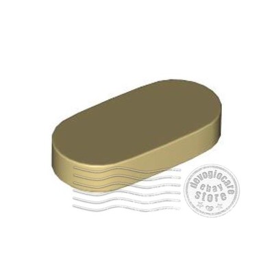 2x LEGO 1126 Tile Round (Oval) 1x2 Tan | 6507789 6397819 | eBay