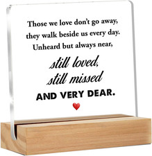 Memorial Gifts for Loss of Loved One - Sympathy Gifts for Loss of Husband Wife M