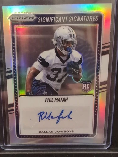 2025 Panini Prizm Signatures Autograph Phil Mafah #RS-PMH Cowboys 🏈🏈🏈 🔥