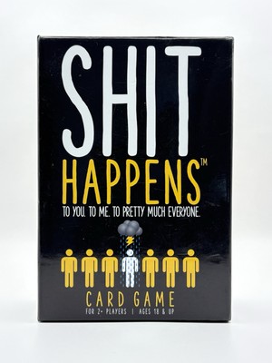 Goliath Games | Sh!t Happens Card Game.  18+. 2+ players | Used