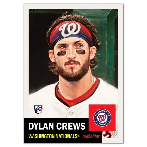 2025 Topps Living Set Card 845 Dylan Crews (Rookie Card) - Free Shipping Always!