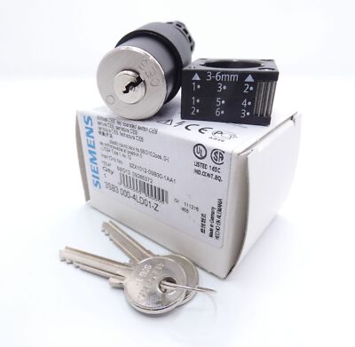 Siemens 3SB3000-4LD01-Z E: 04 Schloss CES -unused/OVP-