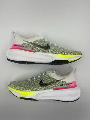 Size 12 - Nike ZoomX Invincible Run Flyknit 3 White Volt  display picture 1