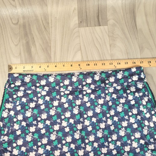 Callaway Opti-Dri Skort Donna Taglia L (34" Vita) Blu Floreale con Accenti Ruffle - Foto 4 di 10