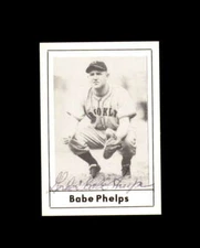 Babe Phelps Signed 1978 Grand Slam Brooklyn Dodgers Autograph