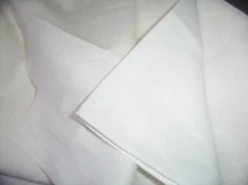 white heavy linen fabric 58" wide