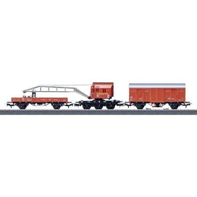Set Zug Feuerwehr Mit Kranwagen Der DB Notfalltechnik Im Maßstab h0 Märklin