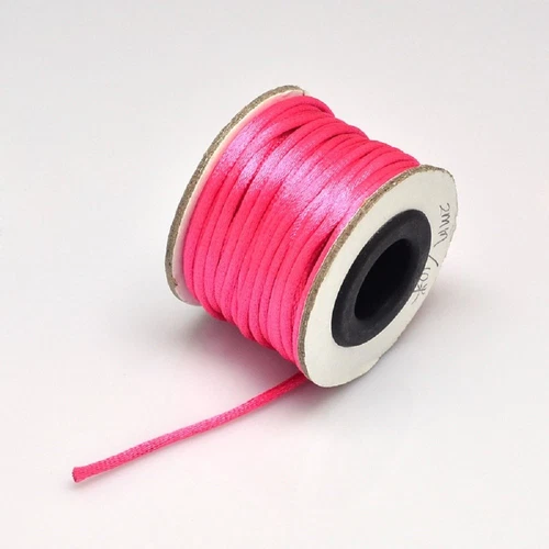 1-3-5-10m Chinese Macrame Knot Making Nylon Cord Thread Soft Satin Round 1mm dia - Picture 9 of 39