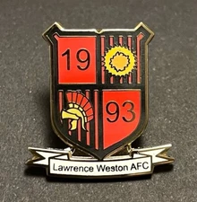 Lawrence Weston AFC Non-League football pin badge