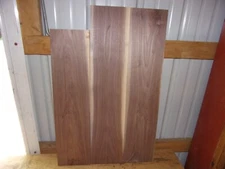 3 PC WALNUT LUMBER WOOD KILN DRIED BOARDS LOT 1554V   1" THICK END MATCHED FLAT