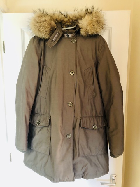 Woolrich Arctic Mens Parka S Dark Green For Sale Ebay