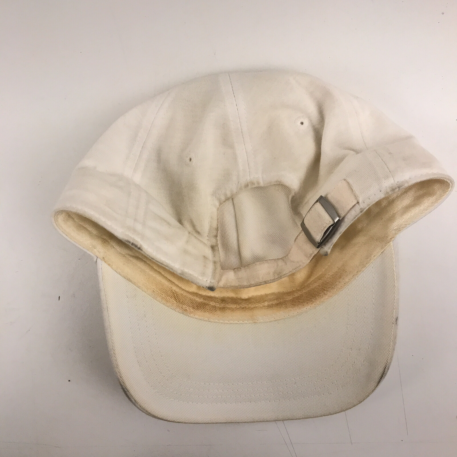 Vintage CK Calvin Klein white hat cap DIRTY hbx62 - Gem