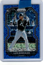 2021 Panini Prizm Blue Donut Circles Prizm #163 Luis Gonzalez   SN199
