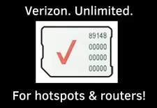 Verizon UNLIMITED Data Hotspot Router 5G & 4G LTE SIM Internet $79 - 7 Days Inc.