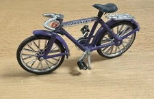 Miniature Metal Bridgestone Touring Bicycle Model Mini Bike Realistic Accessory