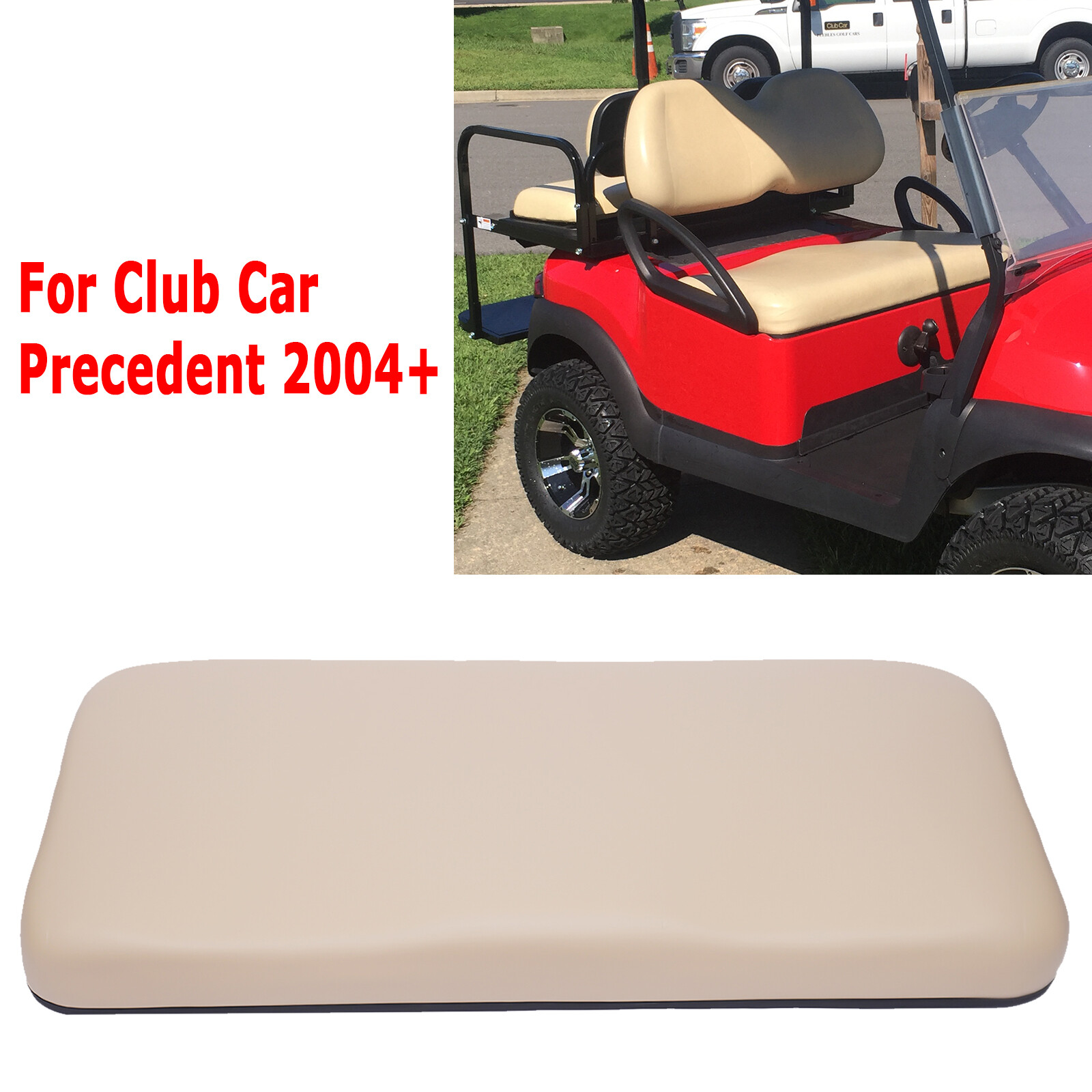 Club Car Precedent Golf Cart Front Seat Bottom Assembly Replacement 2004 & Newer