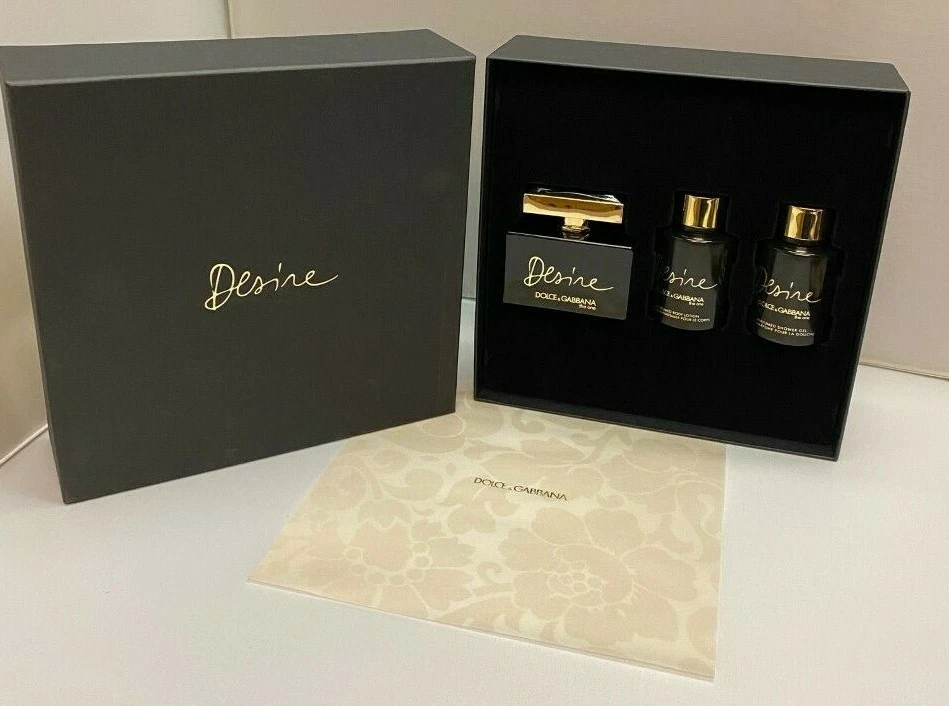 RARE The One Desire by Dolce Gabbana Gift Set 2.5 oz 75 mL EDP