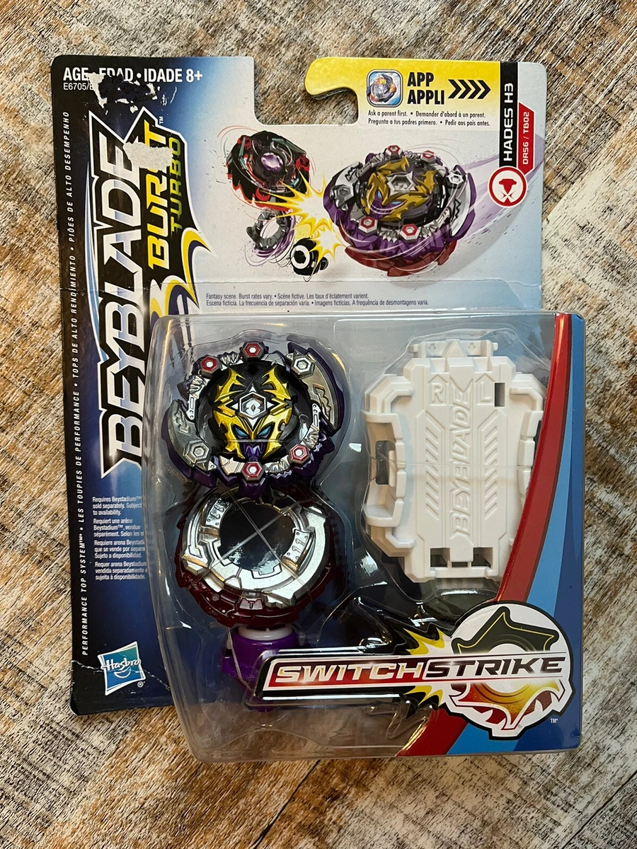 Beyblade Hades H3 Doble Metal, Aro Y Superficie Burst Turbo