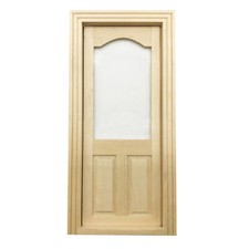 1/12 Dollhouse Wooden Panel Interior Door Min...