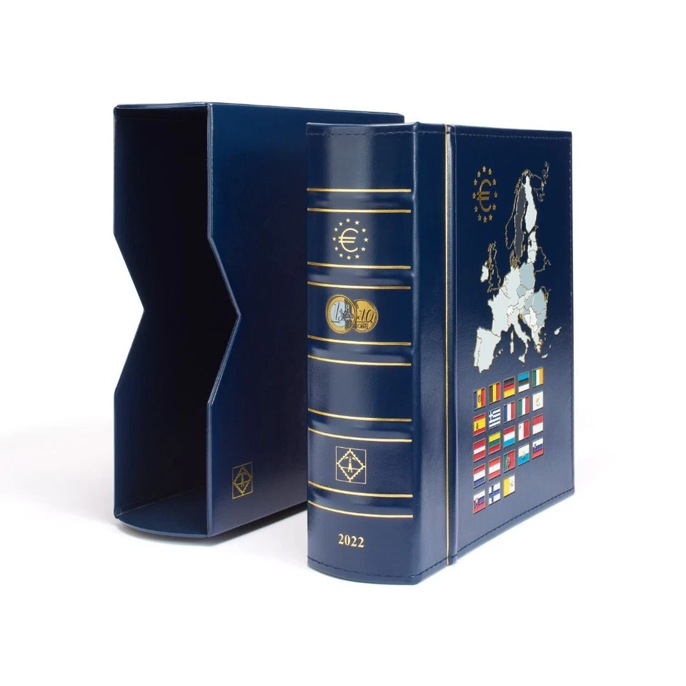 Leuchtturm VISTA Euro-Jahrgangsalbum 2016 inkl. Schutzkassette 347924 Neu