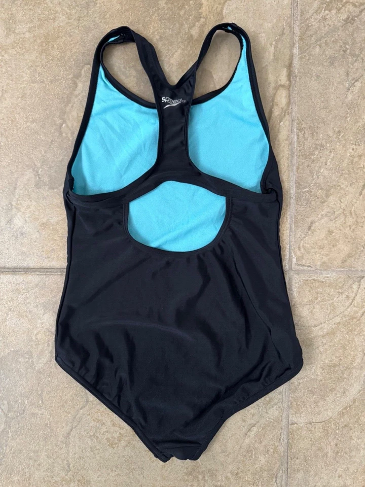 SPEEDO 游泳单件沐浴套装女式 M 码 — 第 2/2 张图片