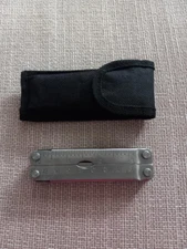 Vintage Multi-pocket tool pliers with Sheath  9 tools, 15 functions