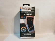 Copper Fit Rapid Relief Knee Hot Cold Therapy Adjustable Wrap One Size Fits Most