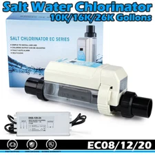 Complete Salt Chlorine Generator Salt Water Pool Chlorinator System 26000 Gallon