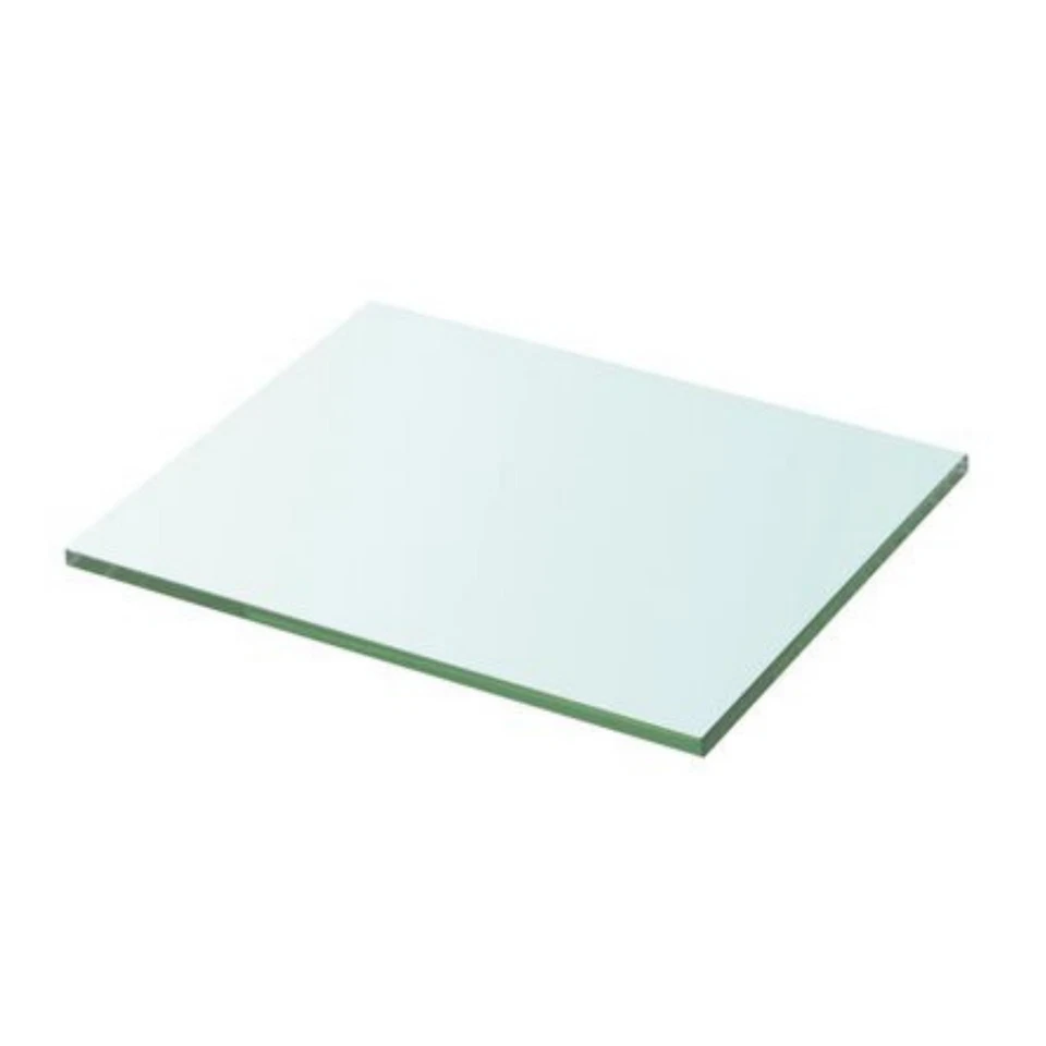 COMPLETE FIXTURE & FITTINGS LIMITED 400mmx300mm x5mm-Clear Tempered Glass Shelf Panel Storage Sheet Shelving Display