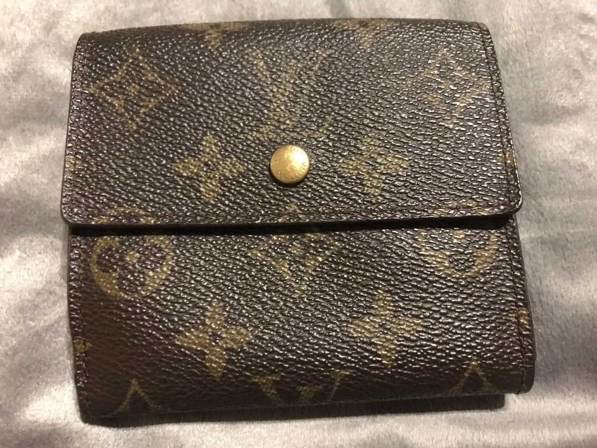 LOUIS VUITTON Monogram Elise Trifold Wallet